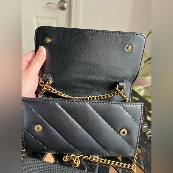 ❌SOLD❌NWT Kurt Geiger London Soho Leather Wallet On Chain - Picture 8 of 10